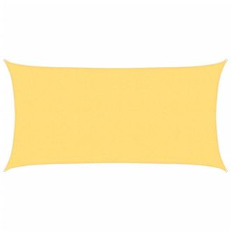 Berkfield Home Sunshade Sail HDPE Rectangular 2x4 m Beige in Lemon