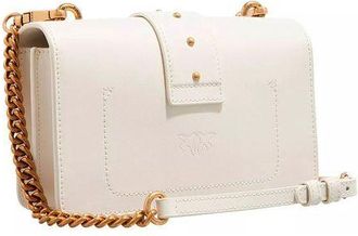 Pinko Womens Crossbody Bag White Polyamide - Crossbody-Bags