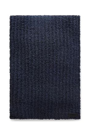 Canali Ribbed Wool and Silk-Blend Boucl&eacute; Scarf