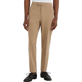 Reiss Found Slim Fit Pants in Soft Camel Brow at Nordstrom, Size 38