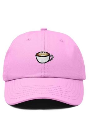 Dalix Cappuccino Embroidered Casual Cap in Light Pink at Nordstrom
