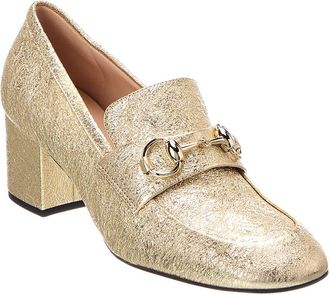 Gucci Horsebit Leather Loafer Pump