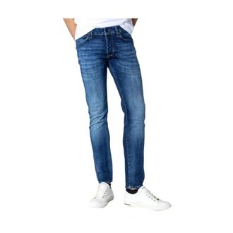 Jack & Jones Heren, Jeans, Blauw, Maat: W38 L32 Katoen