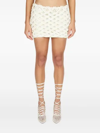 Isa Boulder Minigonna Vines - Bianco