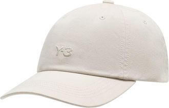 Yohji Yamamoto Unisex Cotton Baseball Cap White