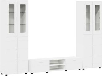 vidaXL Conjunto De Mueble De Tv Con Caj&oacute;n Madera De Ingenier&iacute;a Vidaxl