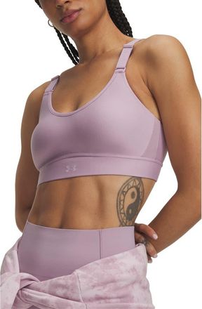 Under Armour Infinity Mid 2.0 Sports Bra in 698 Mauve Pink at Nordstrom, Size X-Large