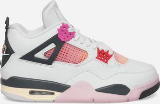 Nike Jordan Air Jordan 4 Comic Sneakers Off White / Fire Pink