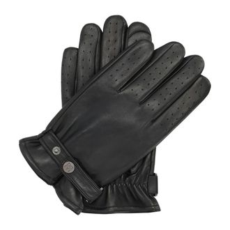 Kazar Guantes de Piel con Correa - Accessories - Hombre - Negro - XL