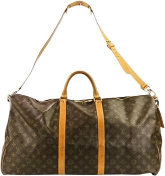 Louis Vuitton Pre-owned Boston Bag (Monogram Canvas) - unisex - Vintage Weekendtas - Bruin - ONE Size - Vintage