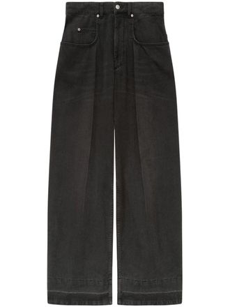 Isabel Marant Rachelle jeans - women - Polyester/Cotton/Cotton - 38 - Black