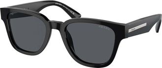 Prada PR A04SF Asian Fit 16K07T Mens Sunglasses Black Size 54