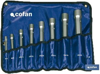 cofan Juego De 12 Llaves De Tubo