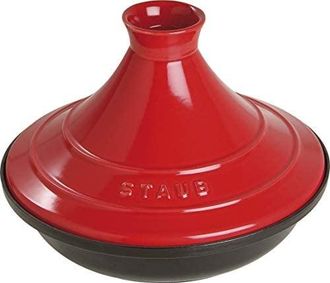 Staub Tajine, Hierro Fundido, Rojo Cereza, 28 Cm