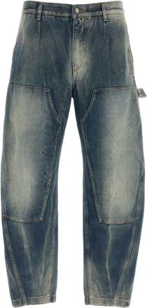 Dolce & Gabbana Blue Loose High Rise Jeans