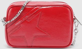 Golden Goose Sac Mini Star Cuir Rouge