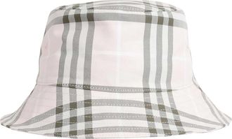 Burberry Check Cotton Bucket Hat