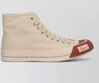 Visvim cotton high-top sneakers