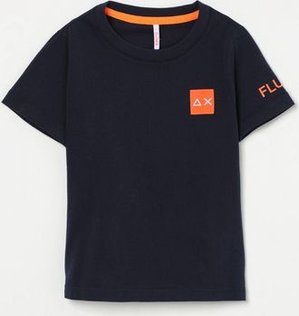 Sun 68 T-shirt in cotone con logo Sun68