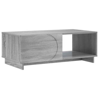 vidaXL Tavolino Da Salotto Grigio Sonoma 95 X 50,5 X 35 Cm Vidaxl