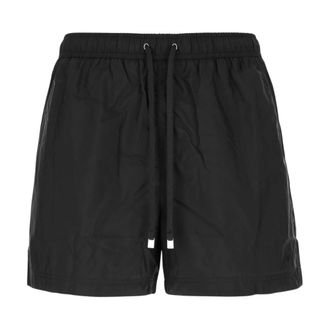 Ermenegildo Zegna Badmode, Heren, Zwart, 2Xl, Zwemshorts met trekkoord