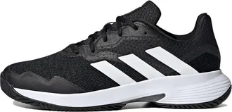 adidas CourtJam Control Tennis Shoes Black White ID1535