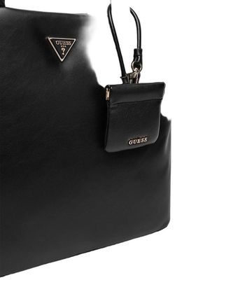 Guess Womens Tote Black Polyurethane Tote-bags