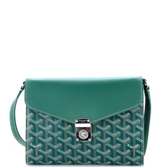 Goyard Chypre Wallet on Strap Coated Canvas with Leather