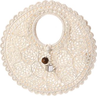 Jacquemus Spiaggia Small Raffia Round Tote