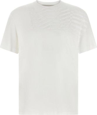 Golden Goose Journey Unisex Regular T-shirt Jersey Tencel With Flag Print