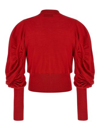 Vivienne Westwood Wool and Silk Blend Cardigan - Red