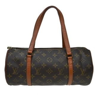 Louis Vuitton Papillon Handbag Monogram Canvas Brown Canvas Handbag (Pre-Owned)