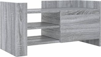 vidaXL Vidaxl - Mueble de tv madera de ingeniería gris Sonoma 80x35x40 cm