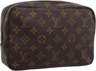 Louis Vuitton Pre-owned Vintage Monogram Clutch Bag - Dames - Vintage Accessoires - Bruin - ONE Size - Vintage