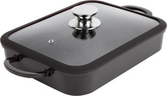 Curtis Stone Dura Pan+ Buffet Pan with Glass Lid Refurbished