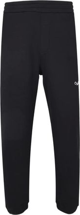 Msgm fleece tranck pants - men - Cotton - L - Black