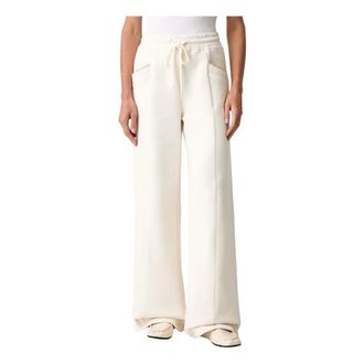 Guess Dames, Broeken, Beige, Maat: XS Zijde