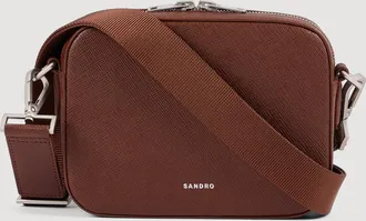 Sandro Small reconstituted leather bag