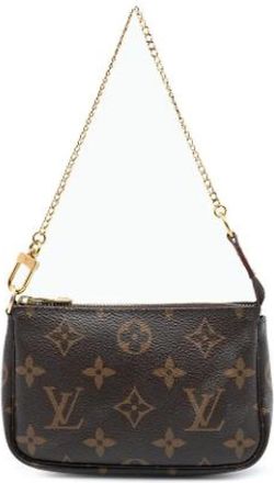 Louis Vuitton Pre-owned Mini Bags, female, Brown, Size: ONE SIZE Pre-owned Mini Pochette Accessoires