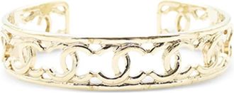 Chanel 2022 Gold Plated Multiple CC Cuff Bracelet S kostuum armband - Goud