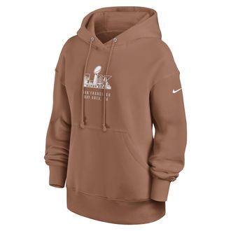 Nike Super Bowl LX Phoenix Nike Mens NFL Pullover Hoodie in Brown | 01N52GNSUP-TSW