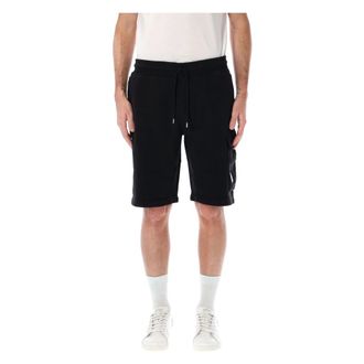 C.P. Company C.p. Company, Heren, Korte broeken, Zwart, Maat: XL Fleece