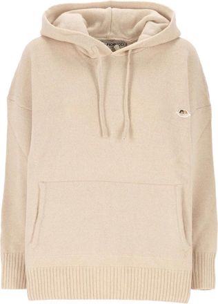 Fiorucci Felpa con ricamo e cappuccio - Toni neutri