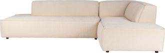Zuiver 5-Sitzer Design Ecksofa Fat Freddy mit Eckteil rechts, Natural