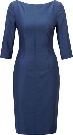 HUGO BOSS Dokos Jurk voor dames in blauw