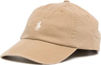 Polo Ralph Lauren embroidered-logo cotton cap - men - Cotton - One Size - Brown