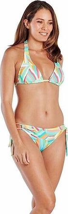 Helen Jon Soft Halter Bra Womens Multi Stretch Back Tie Swimwear JDM1094