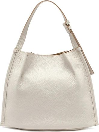 Gianni Chiarini Dory Schoudertas - Dames - Schoudertassen - Beige - ONE Size - Leer - Tassen
