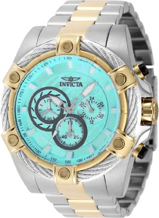 Invicta Bolt 69802 Herenhorloge - Quartz Uurwerk - Staal met Blauwe Wijzerplaat - 52 mm