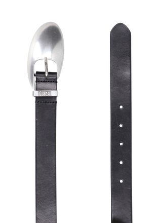 Diesel Leather Belt - Black